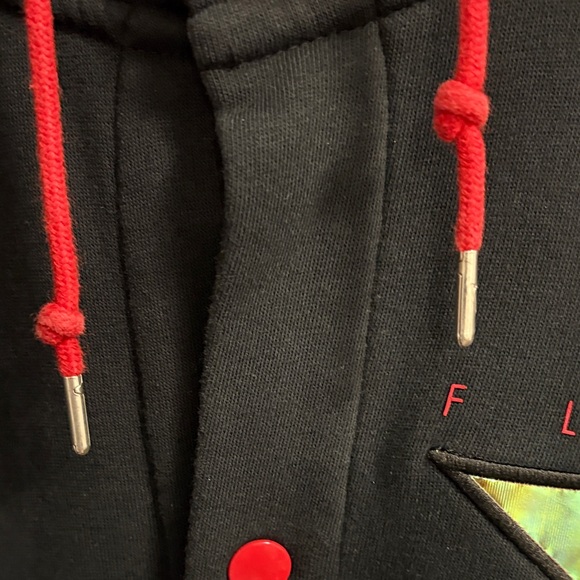 Vintage Nike Black Jacket with Red and Yellow Details - Picture 3 of 7